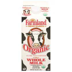 Farmland Organic Whole Milk 0.5 gal