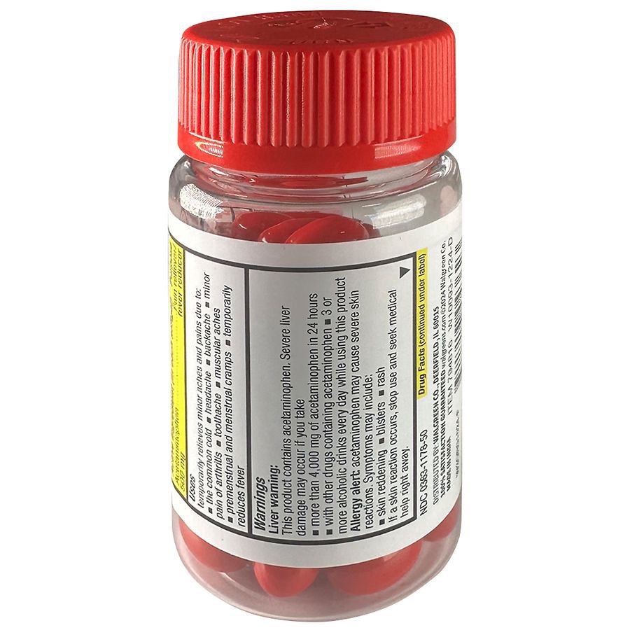 slide 5 of 5, Walgreens Extra Strength Pain Reliever Mini Softgels, 50 ct