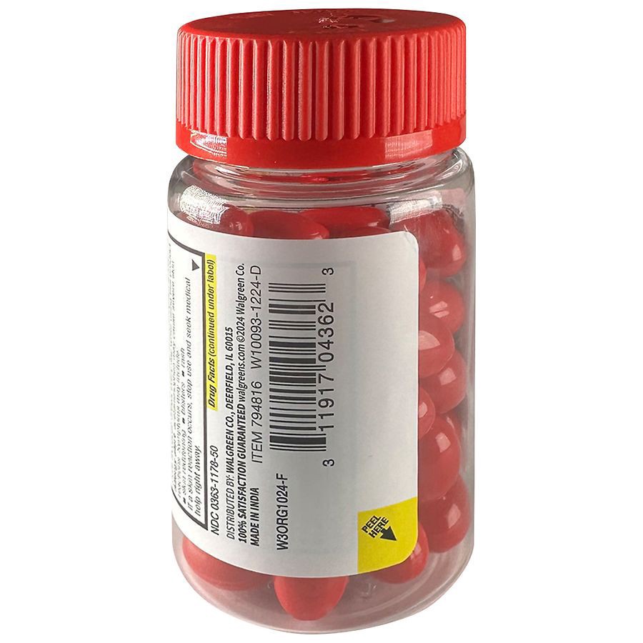 slide 2 of 5, Walgreens Extra Strength Pain Reliever Mini Softgels, 50 ct