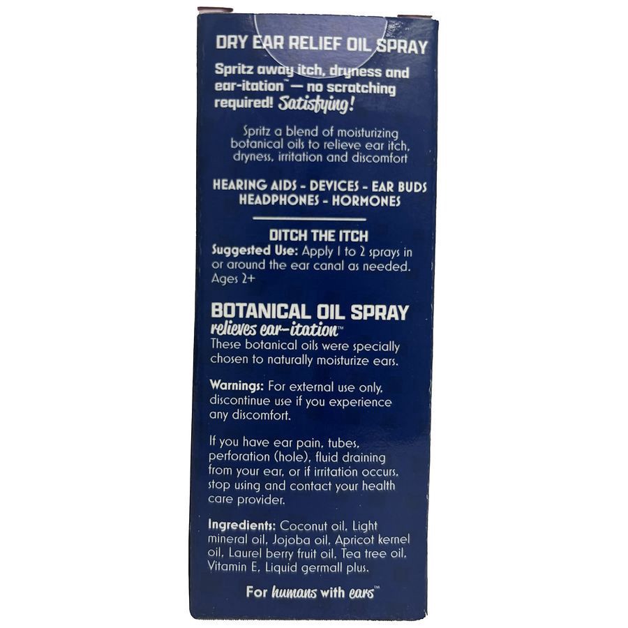 slide 2 of 5, Ear Itch MD Dry Ear Relief Oil Spray 0.34 fl oz, 0.34 fl oz