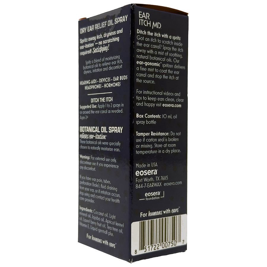 slide 5 of 5, Ear Itch MD Dry Ear Relief Oil Spray 0.34 fl oz, 0.34 fl oz