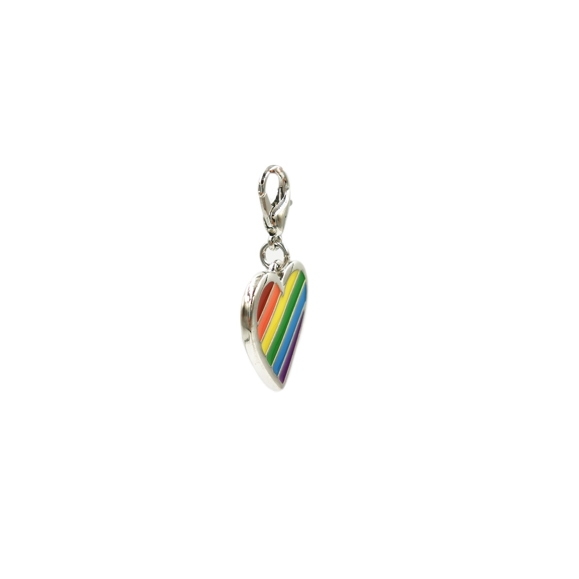 slide 4 of 4, Charmalong Rainbow Heart Charm By Bead Landing, 1.5 in x 1.5 in x 0.25 in