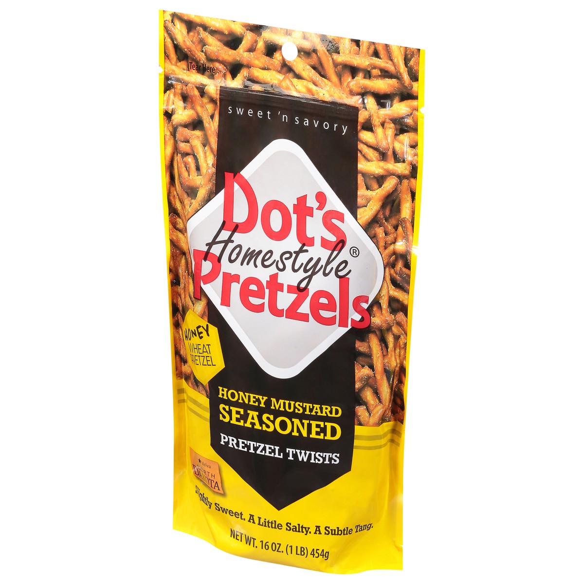 slide 5 of 9, Dot's Homestyle Pretzels Dot's Homestyle Honey Mustard Seasoned Pretzel Twists, 16 oz