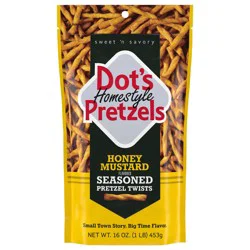 Dot's Homestyle Pretzels Dot's Homestyle Honey Mustard Seasoned Pretzel Twists - 16 oz