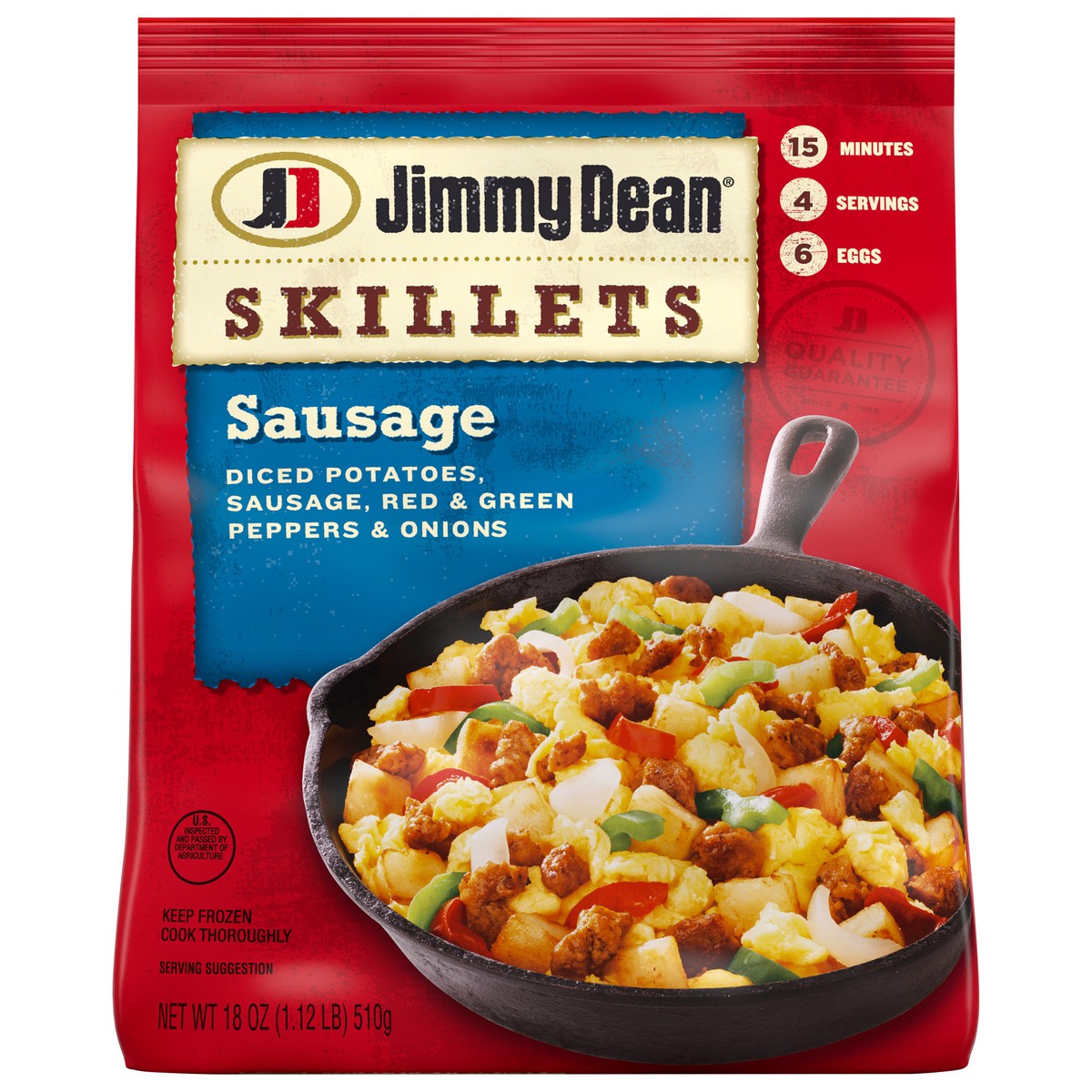 slide 8 of 8, Jimmy Dean Pork Sausages - Prepared/Processed, 18 oz