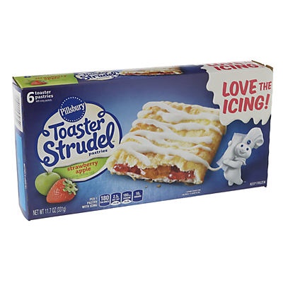 slide 1 of 1, Pillsbury Toaster Strudel Strawberry Apple, 6 ct; 11.7 oz