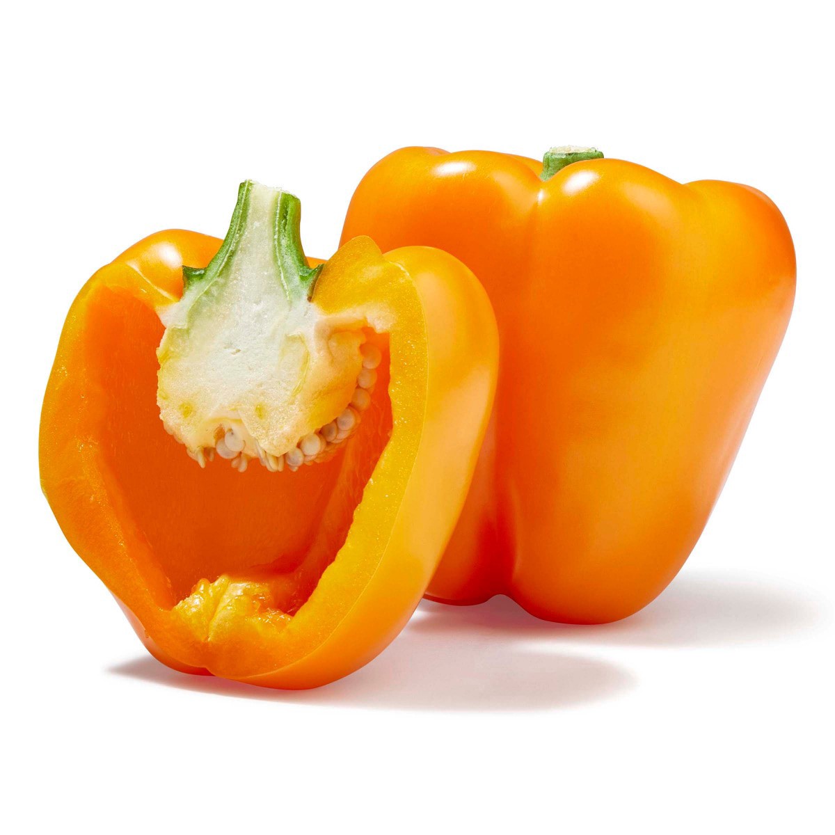 slide 1 of 5, Orange Bell Pepper, 1 ct