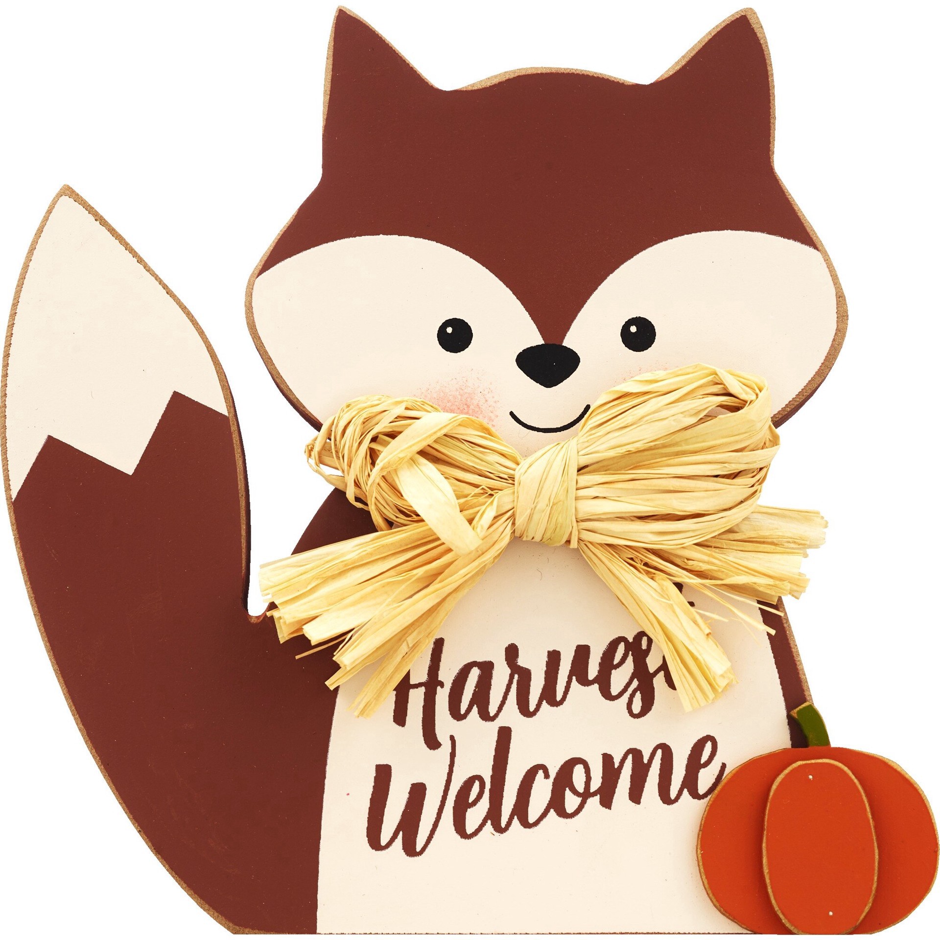 slide 1 of 1, Dan Dee Harvest Welcome Critter Sign, 6 In, 1 ct