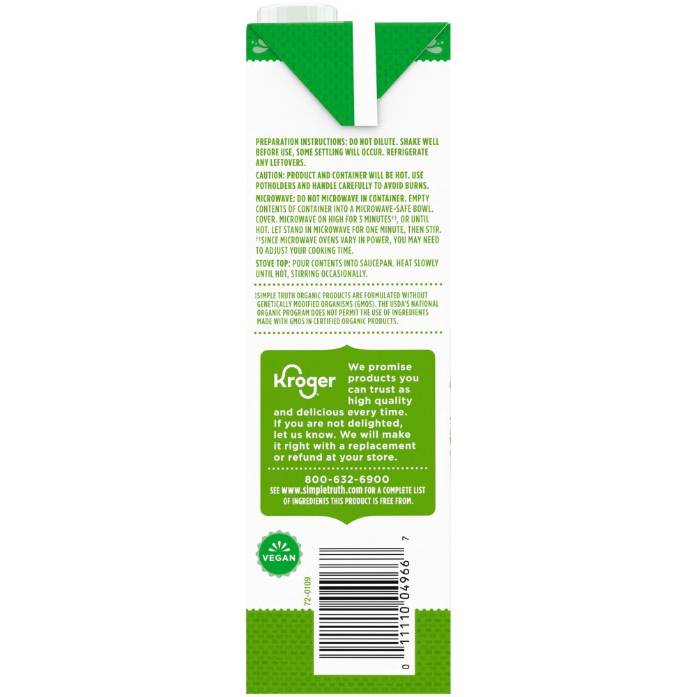 slide 2 of 5, Simple Truth Organic Fat Free Vegetable Stock, 32 oz