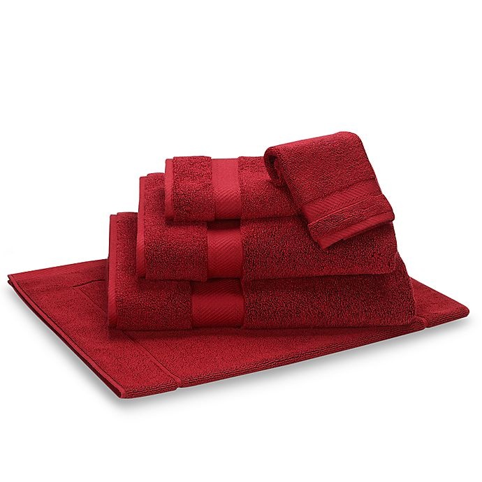 slide 1 of 1, Wamsutta Duet Fingertip Towel - Crimson, 1 ct