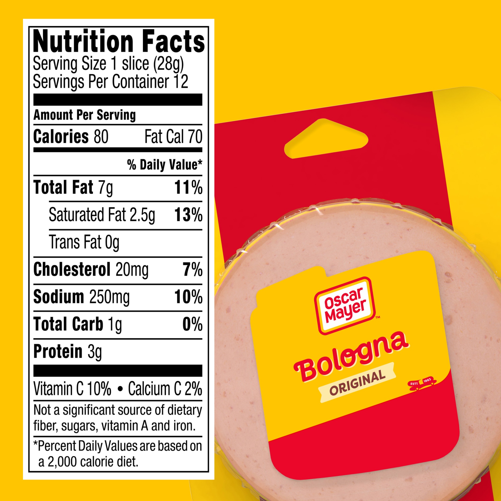 Oscar Mayer Bologna Made with Chicken & Pork, Beef Added Sliced Lunch Meat Pack 12 oz Shipt