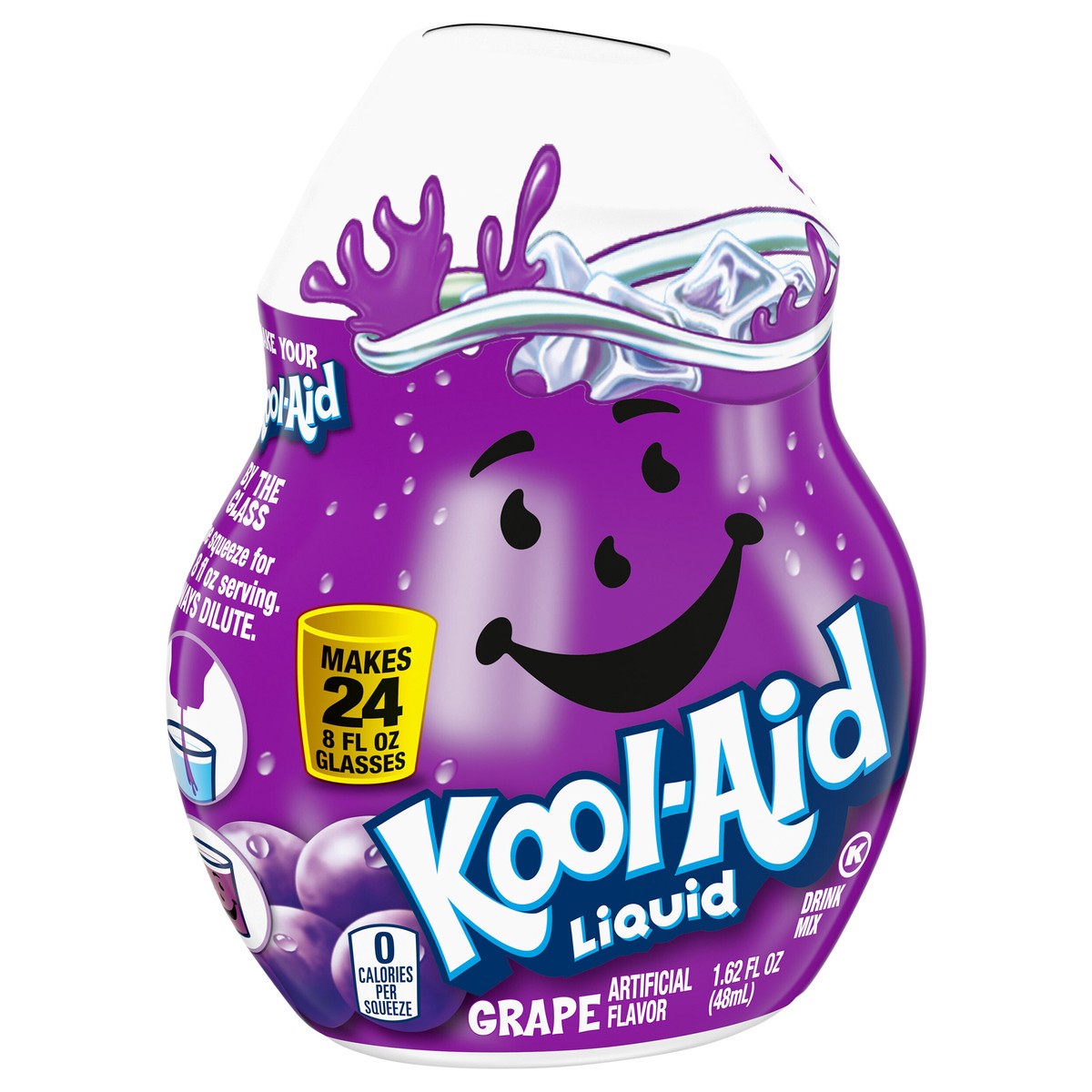 slide 4 of 9, Kool-Aid Liquid Grape Artificially Flavored Soft Drink Mix, 1.62 fl oz Bottle, 1.62 fl oz