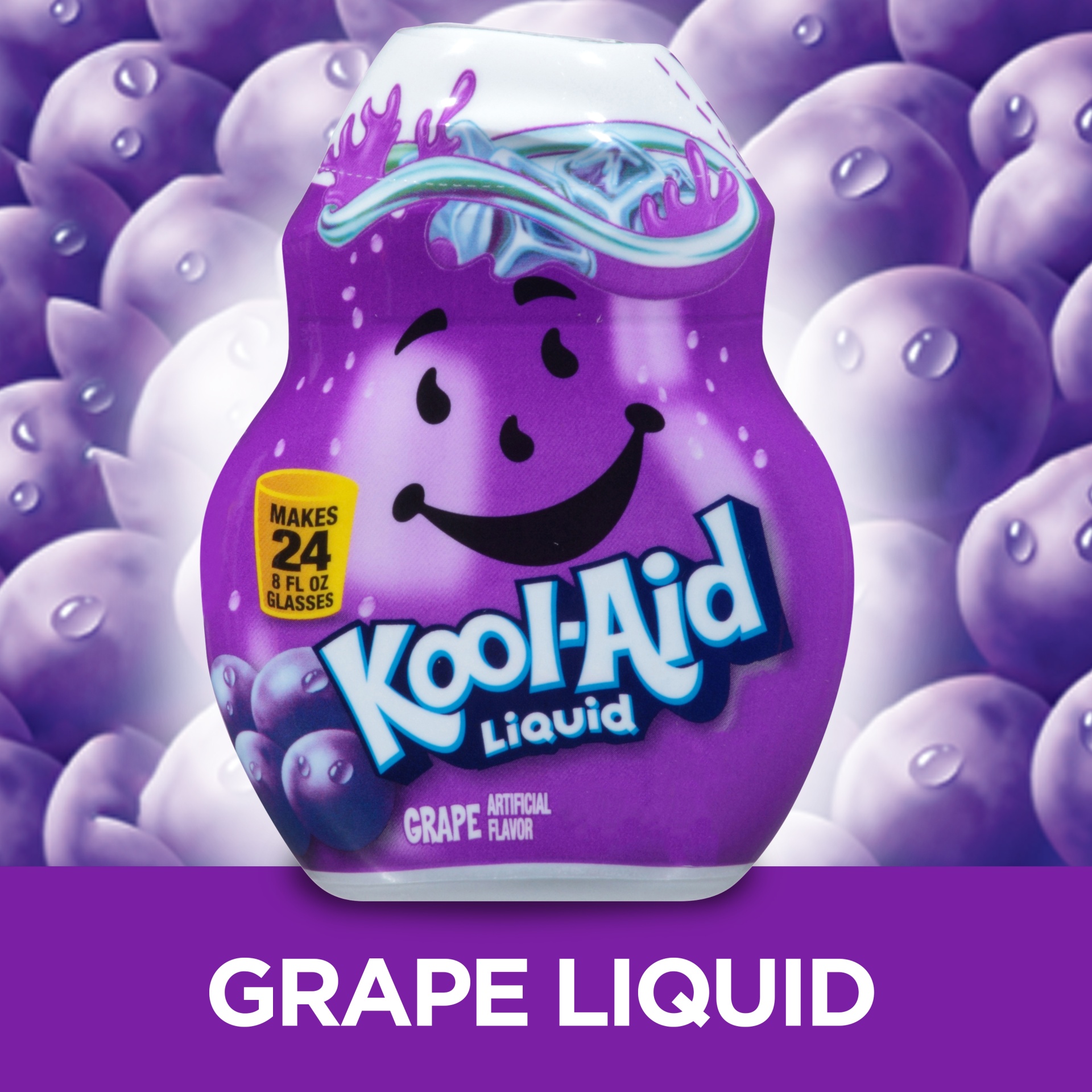slide 5 of 10, Kool-Aid Liquid Grape Artificially Flavored Soft Drink Mix, 1.62 fl oz