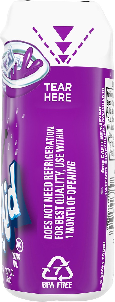 slide 7 of 9, Kool-Aid Liquid Grape Artificially Flavored Soft Drink Mix, 1.62 fl oz Bottle, 1.62 fl oz