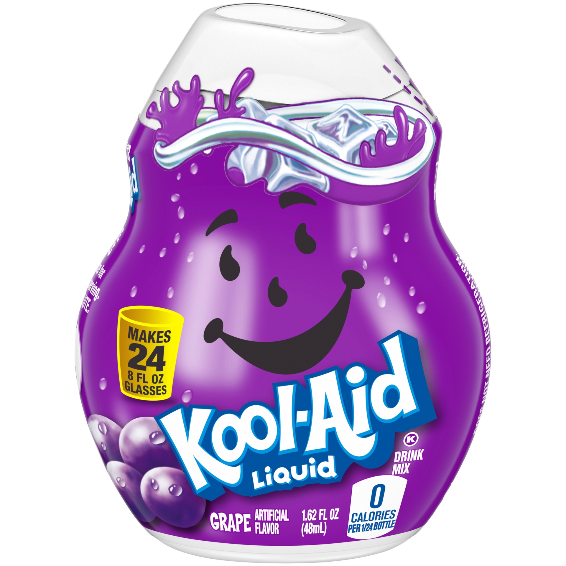 slide 1 of 10, Kool-Aid Liquid Grape Artificially Flavored Soft Drink Mix, 1.62 fl oz