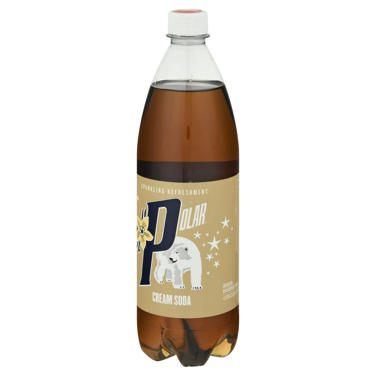 slide 2 of 13, Polar Cream Soda Single - 1 l, 1 liter