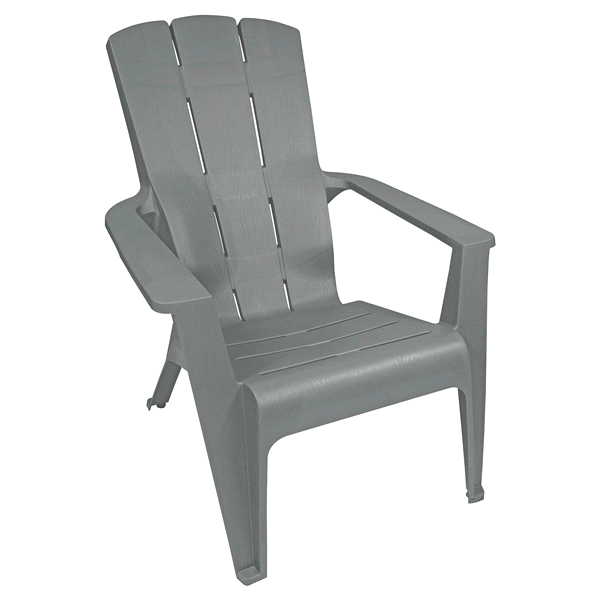 slide 4 of 5, Gracious Living Plastic Stackable Adirondack Chair, 1 ct