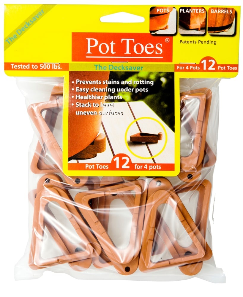 slide 1 of 1, Pot Toes Deck Saver Accessory, 12 ct