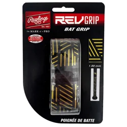 Rawlings RevGrip 1.80 mm Bat Grip - Gold & Black