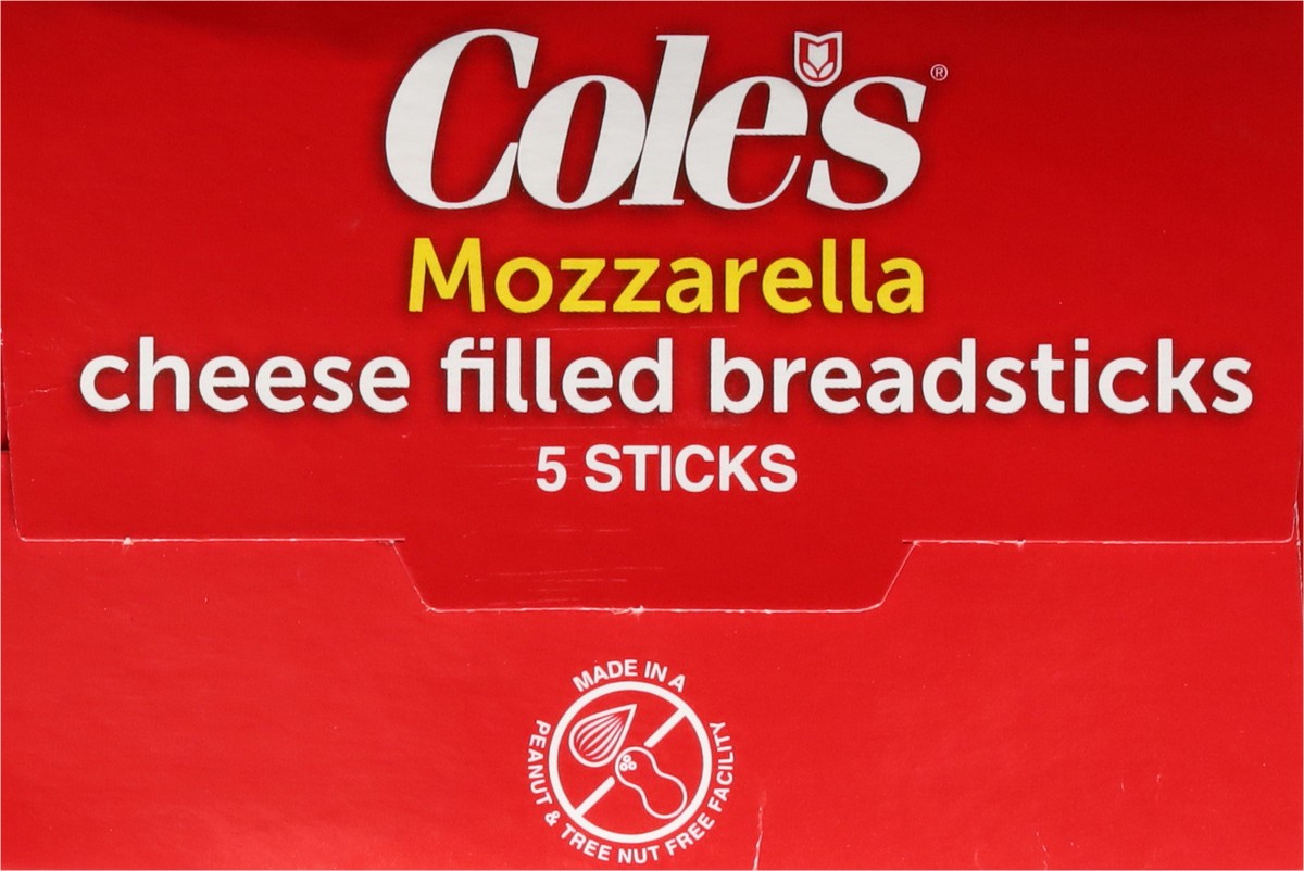 slide 9 of 9, Cole's Mozzarella Cheese Filled Breadsticks, 11.5 oz