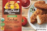 slide 1 of 1, Hip Chick Farms Organic Ketchup Chicken Fingers, 8 oz