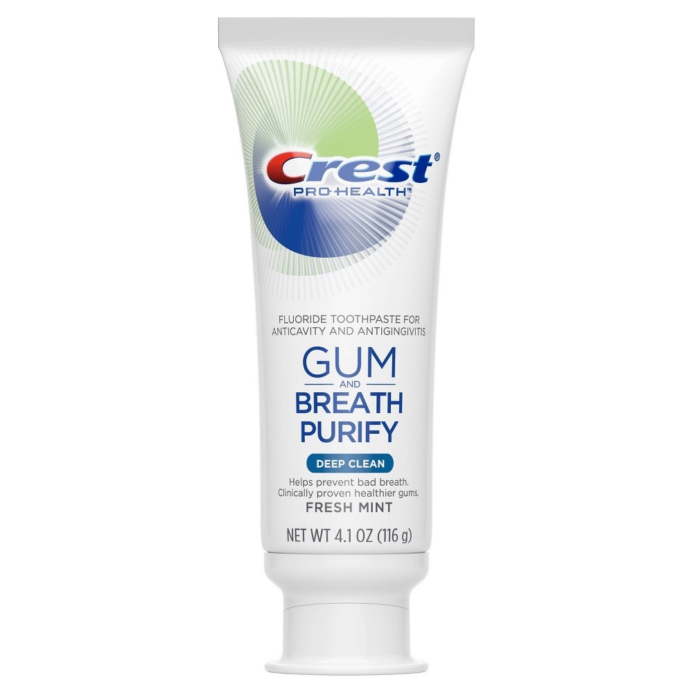 slide 2 of 3, Crest Gum & Breath Purify Deep Clean Toothpaste, 4.1 oz