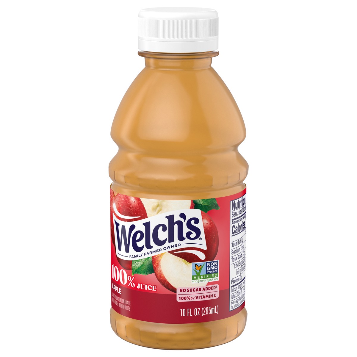 slide 3 of 9, Welch's 100% Apple Juice, 10 fl oz On-the-Go Bottle, 10 fl oz