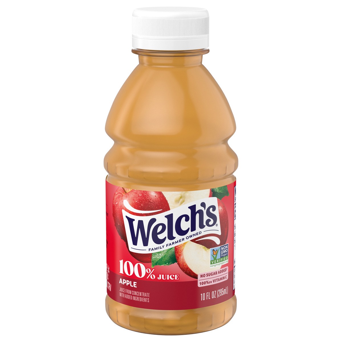 slide 1 of 9, Welch's 100% Apple Juice, 10 fl oz On-the-Go Bottle, 10 fl oz