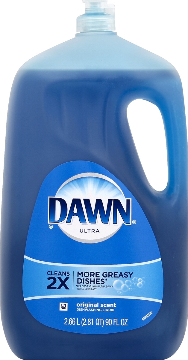 slide 1 of 1, Dawn Dishwashing Liquid 90 oz, 90 oz