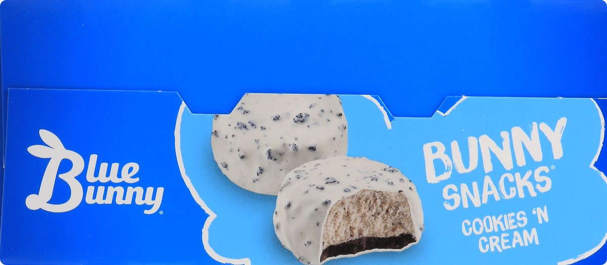 slide 8 of 13, Blue Bunny Cookies 'N Cream Frozen Dairy Dessert 8.0 ea, 8 ct