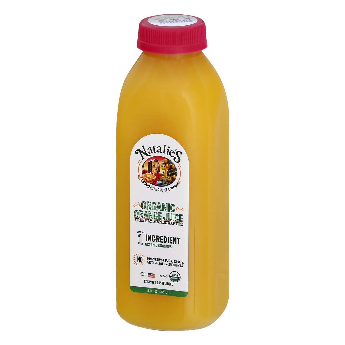 slide 3 of 9, Natalie's Organic Orange Juice, 16 fl oz