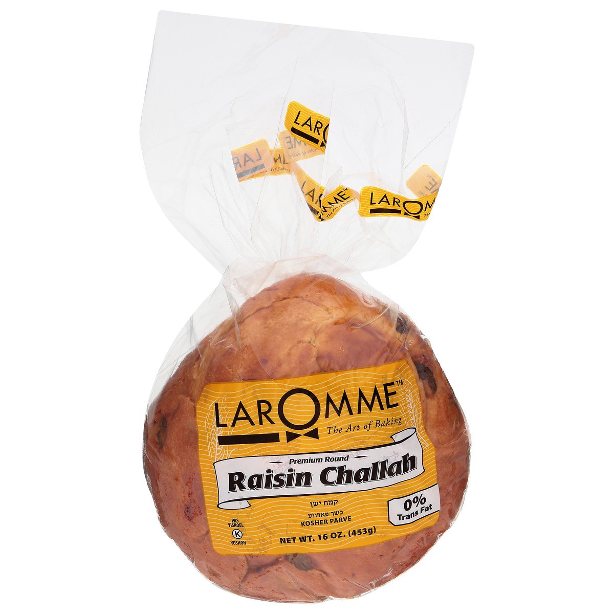 slide 1 of 9, Laromme Round Raisin Challah, 15 oz