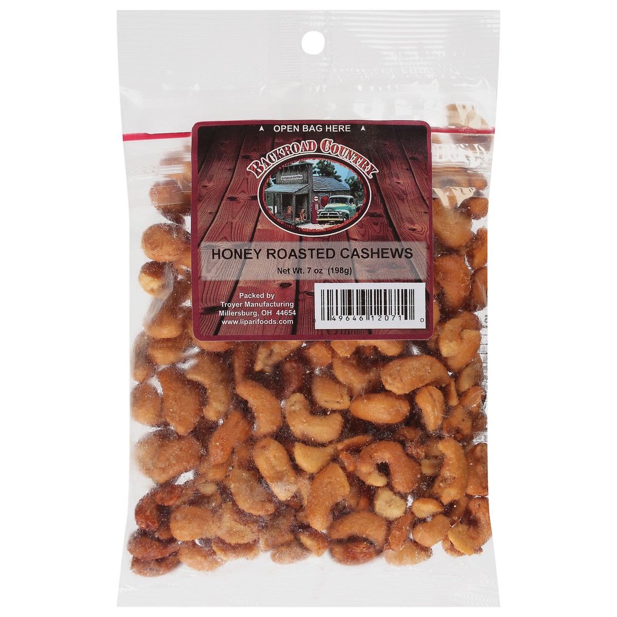 slide 4 of 14, Backroad Country Honey Roasted Cashews 7 oz, 1 ct
