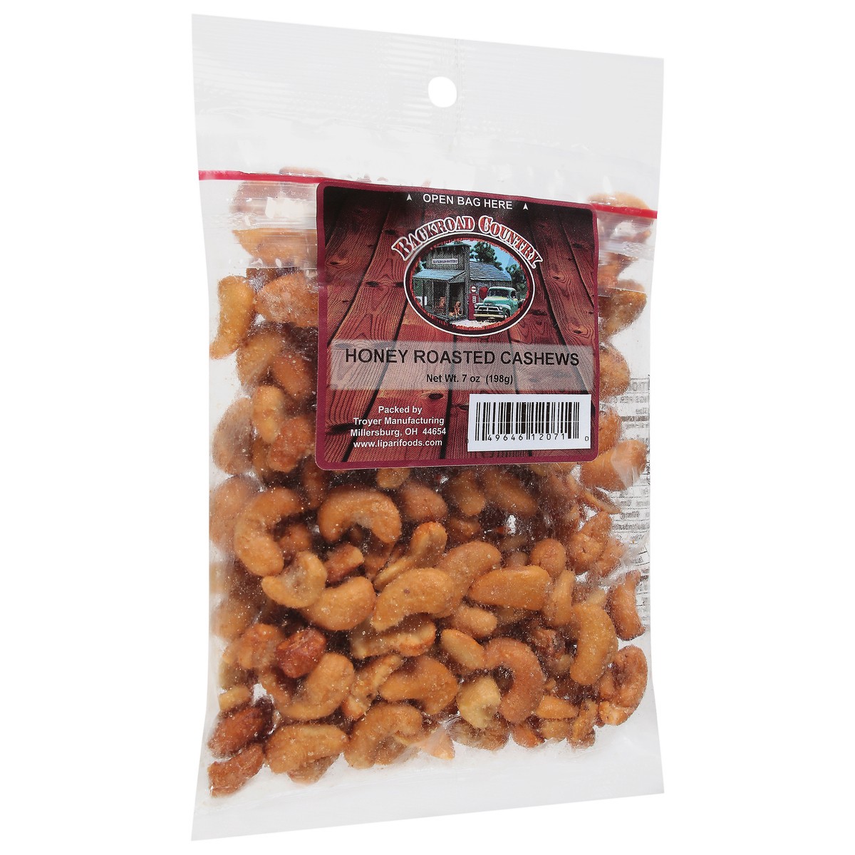 slide 6 of 14, Backroad Country Honey Roasted Cashews 7 oz, 1 ct