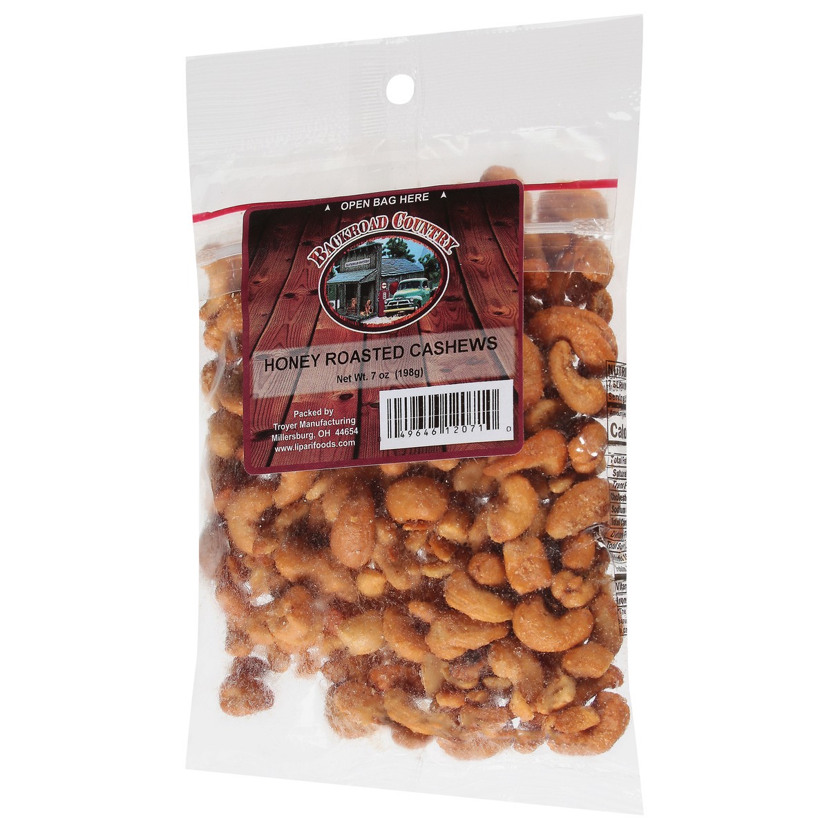 slide 3 of 14, Backroad Country Honey Roasted Cashews 7 oz, 1 ct
