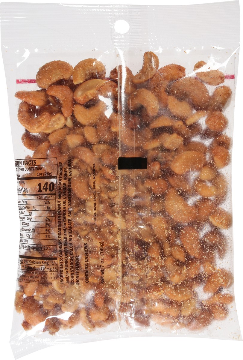 slide 5 of 14, Backroad Country Honey Roasted Cashews 7 oz, 1 ct