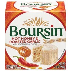 Boursin Gourmet Hot Honey & Roasted Garlic Spreadable Cheese 5.3 oz