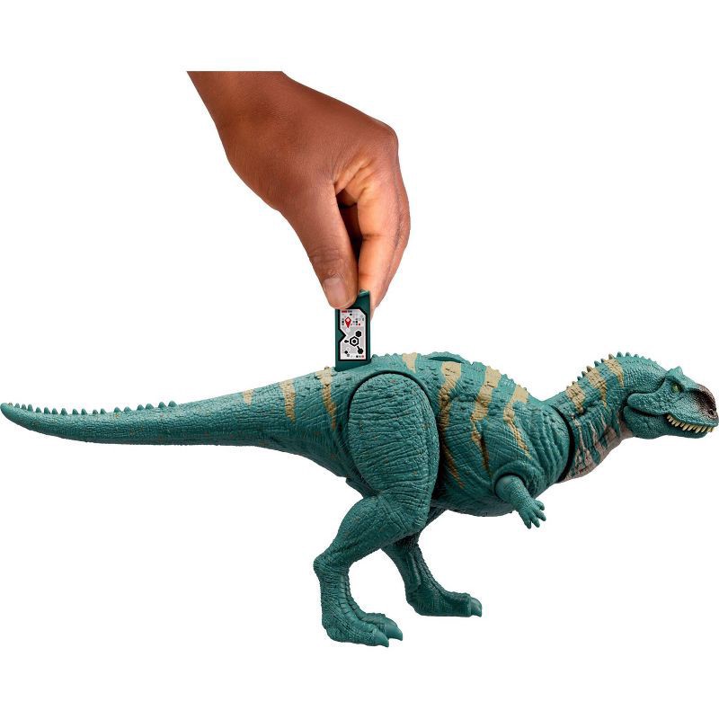 slide 5 of 6, Jurassic World Wild Roar Majungasaurus 'Major' Action Figure, 1 ct