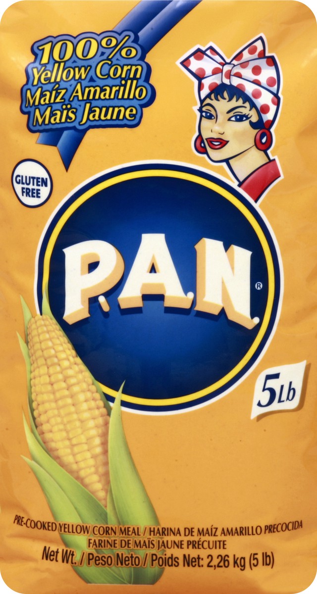 slide 1 of 1, P.A.N. Corn Meal 2.26 kg, 2.26 kg