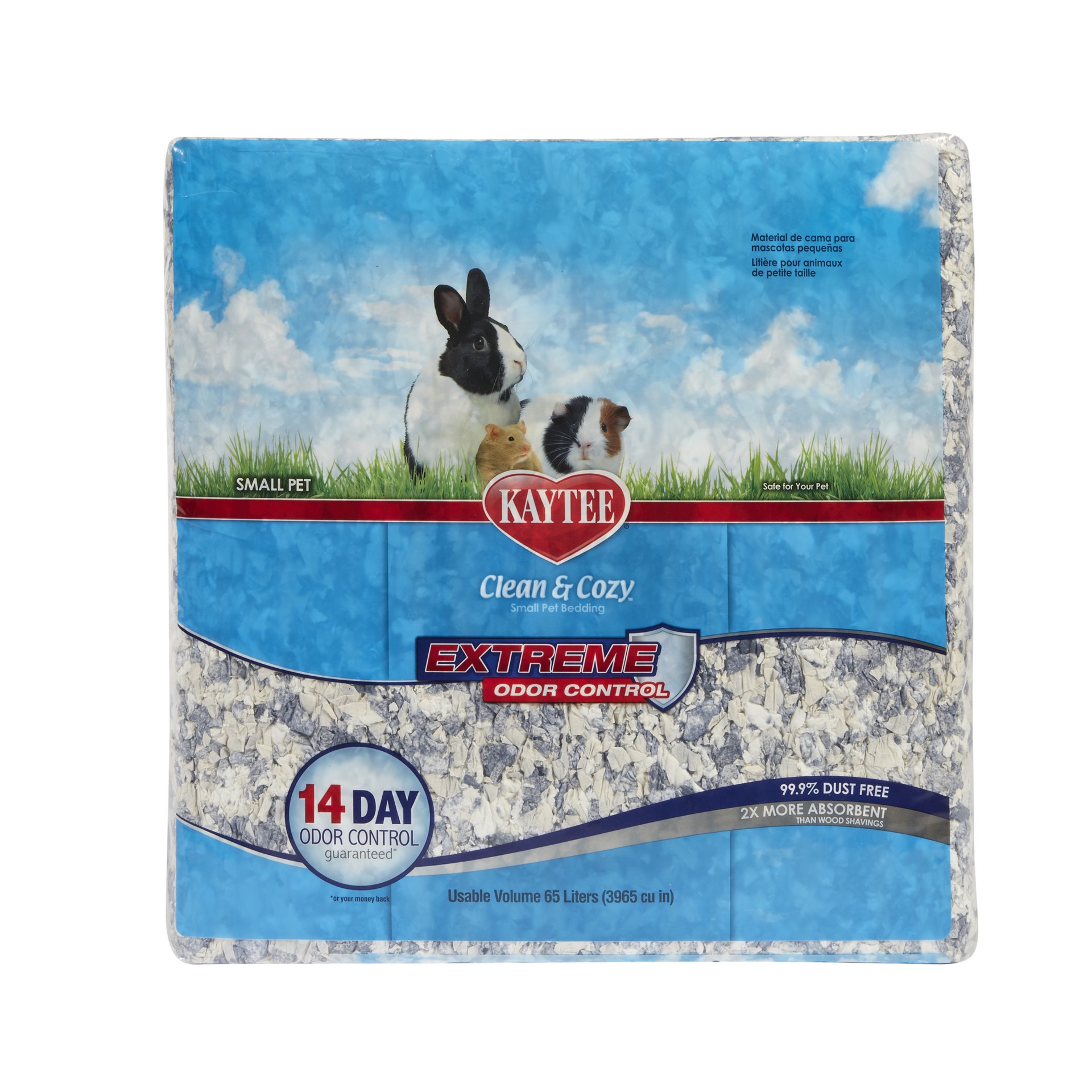slide 5 of 10, Kaytee Pet Specialty Kaytee Clean & Cozy Extreme Odor Control Small Animal Pet Bedding, 65 Liters, 1 ct