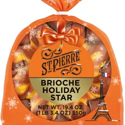 St Pierre Brioche Holiday Star