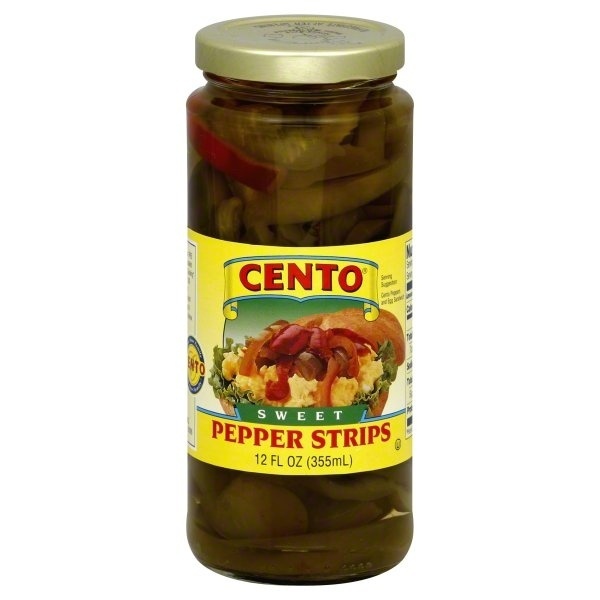 slide 1 of 2, Cento Sweet Pepper Strips, 12 oz