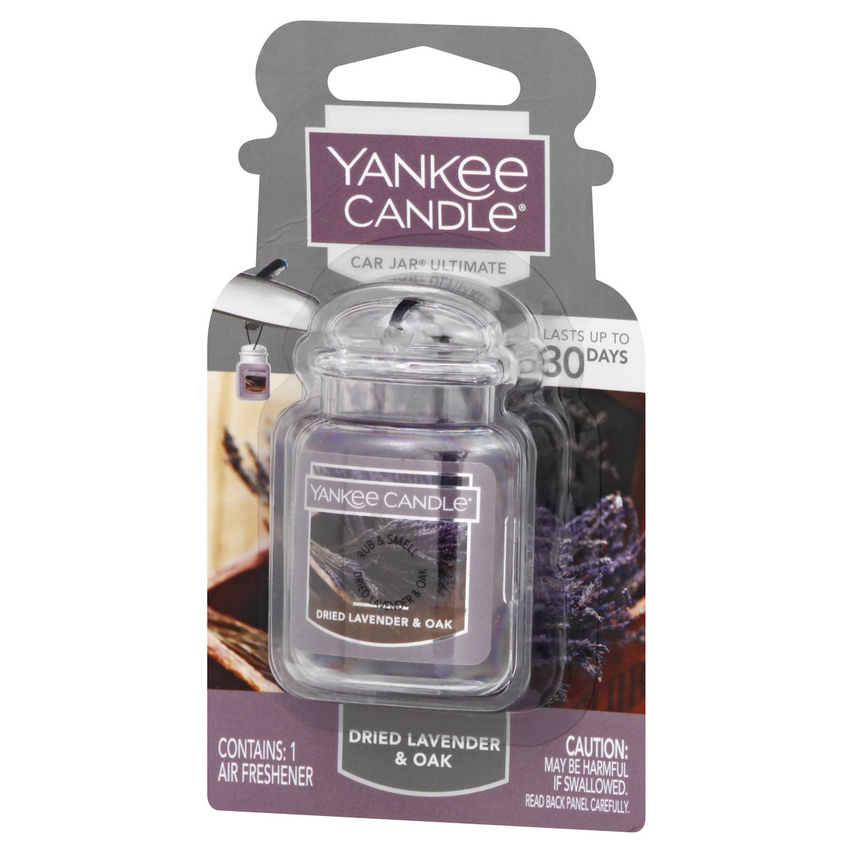 slide 3 of 9, Yankee Candle Car Jar Ultimate Dried Lavender & Oak, 1 ct