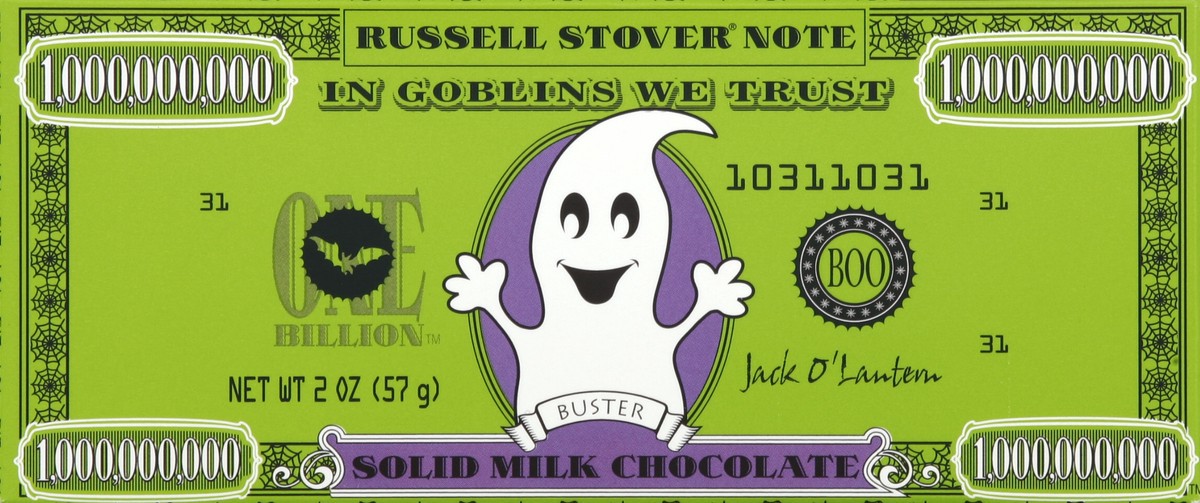 slide 5 of 5, Russell Stover Monster Money Milk Chocolate Bar, 2 oz