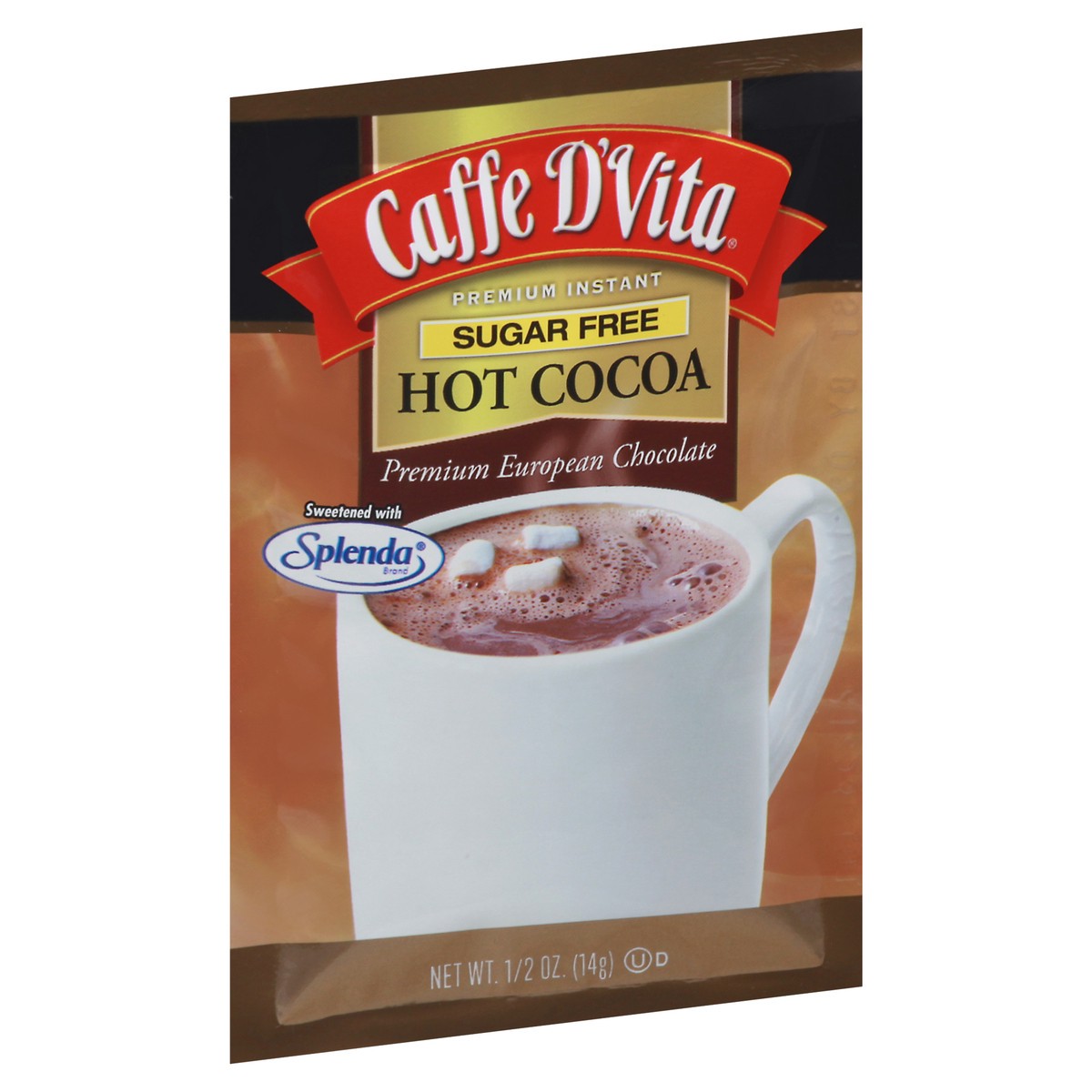 slide 4 of 14, Caffe D'Vita Premium Instant Sugar Free Hot Cocoa 0.5 oz, 0.5 oz