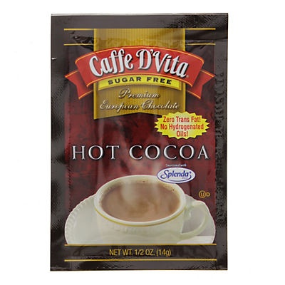 slide 1 of 1, Caffe D'Vita Sugar-Free Hot Cocoa Envelope, 0.5 oz