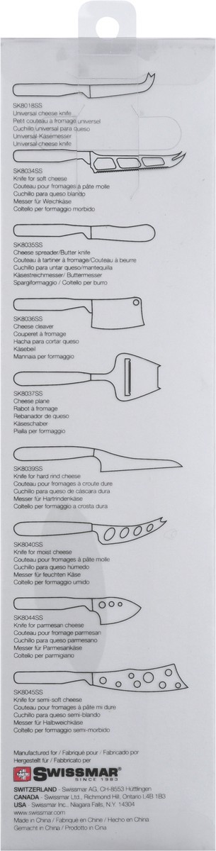 slide 5 of 9, Swissmar Universal Cheese Knife Stainle, 1 ct