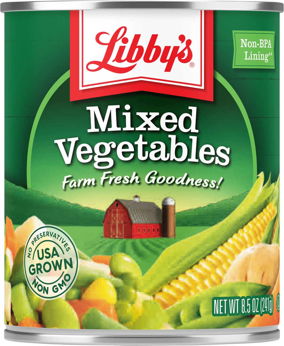 slide 4 of 5, Libby's Mixed Vegetables 8.5 oz, 8.5 oz