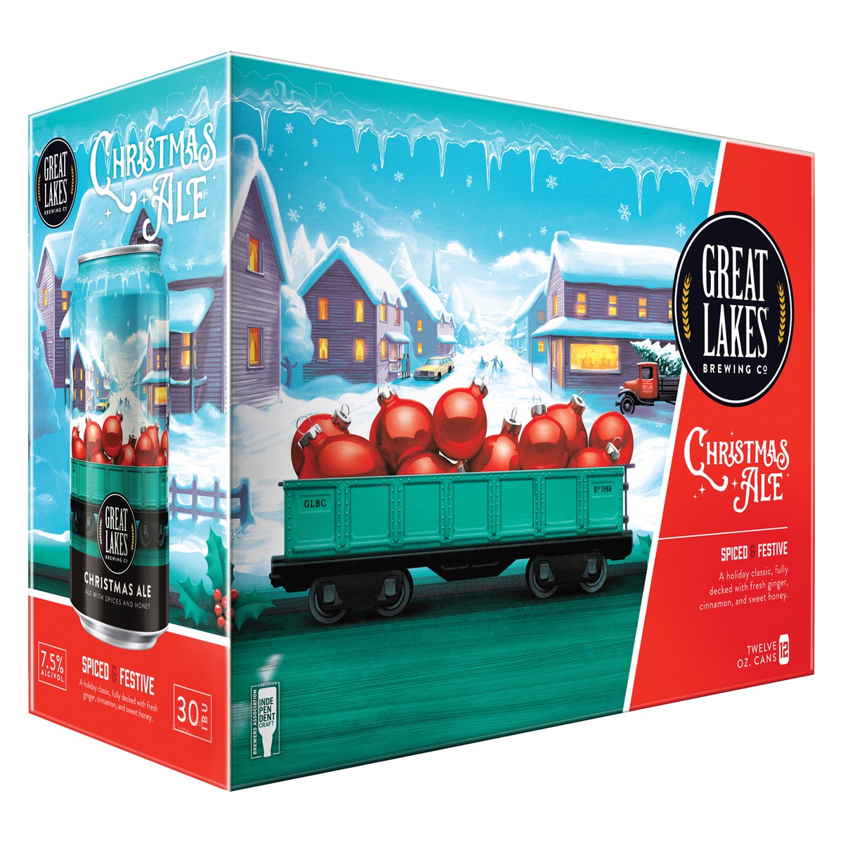 slide 4 of 6, Great Lakes Brewing Co. Great Lakes Christmas Ale Craft Beer, 1 ct