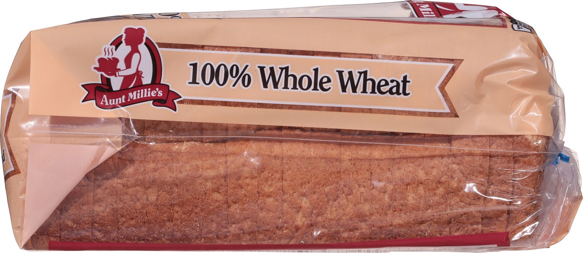 slide 2 of 9, Aunt Millie's 100% Whole Wheat Bread 22 oz, 22 oz